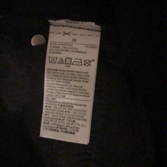 Black GAP Low Rise Skinny Jeans - Picture 4 of 6